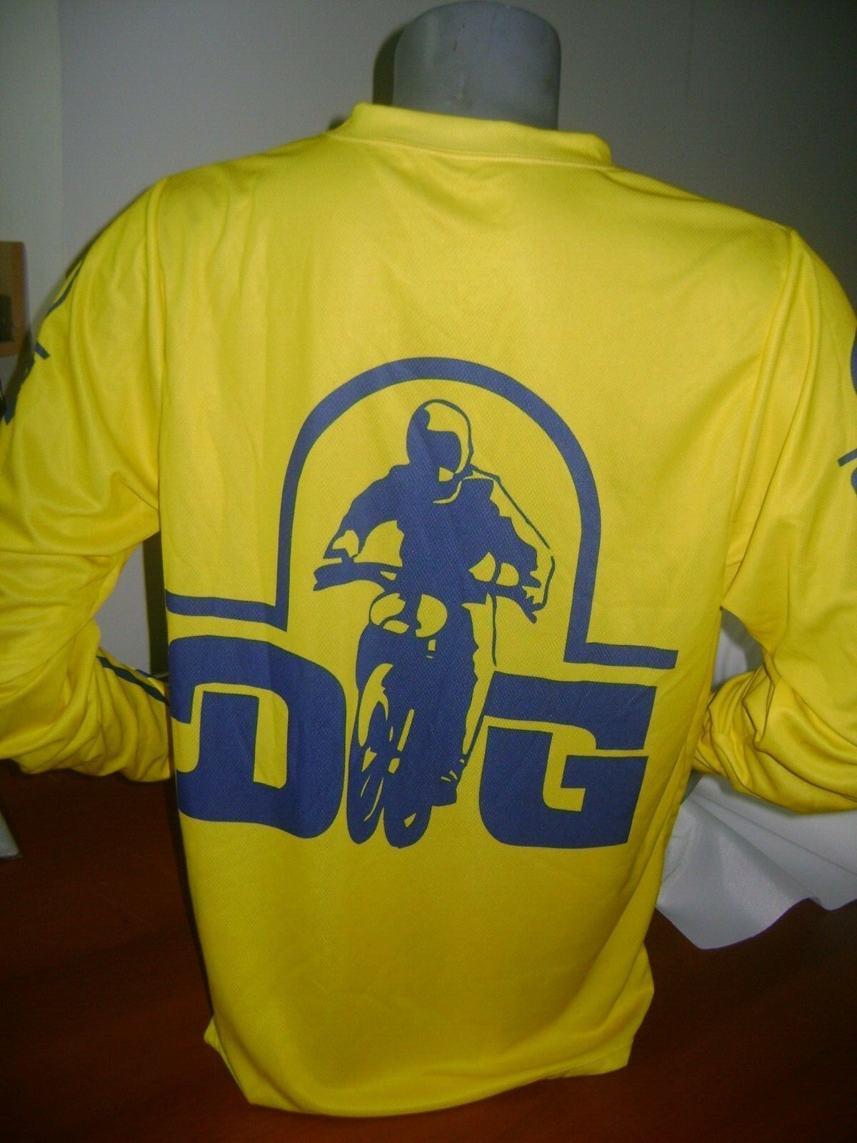 DG OLD SCHOOL BIKE JERSEY CLASSIC BMX JERSEY RACE BIKE SHIRT BMX VINTAGE L MOTO