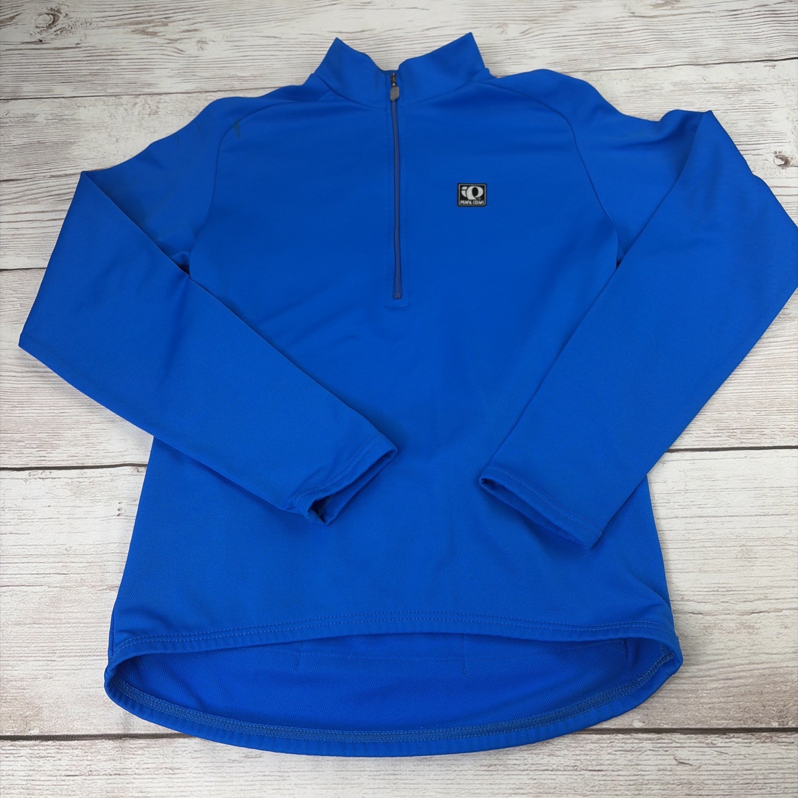 Pearl Izumi Jersey Men’s M Blue Cycling Long Sleeve 1/4 Zip Bike Technical Wear