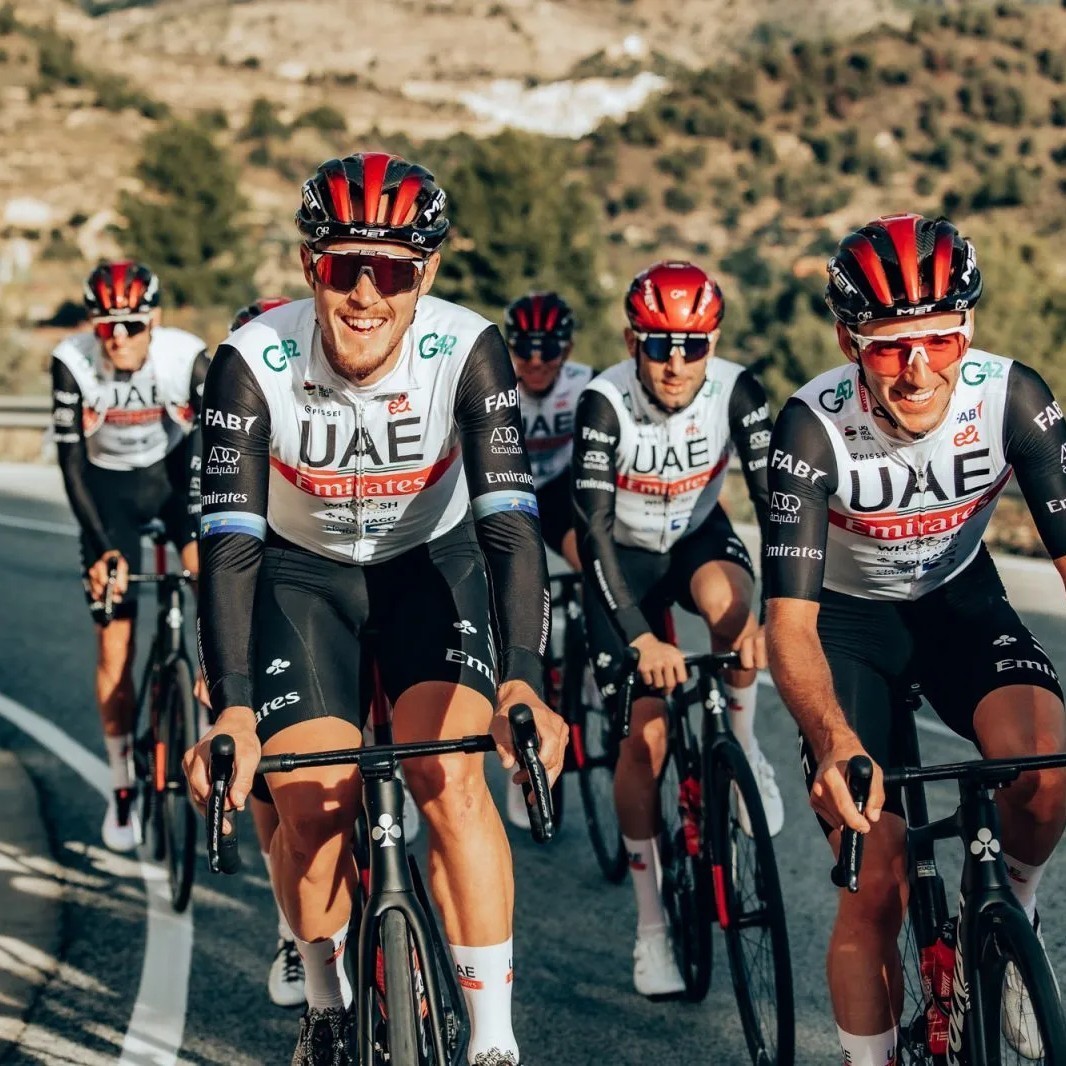 UAE Team Emirates Mid Weight Jacket Pissei NZ Champ Band Rider Issue Pro Team