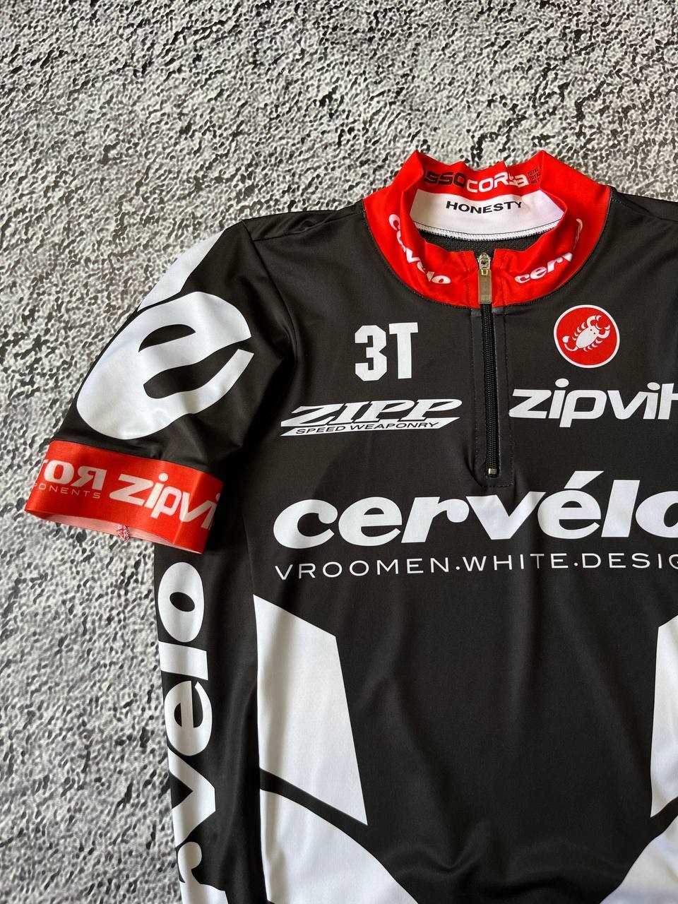 Castelli Cervélo Zipvit Team Cycling Jersey Men’s Size S