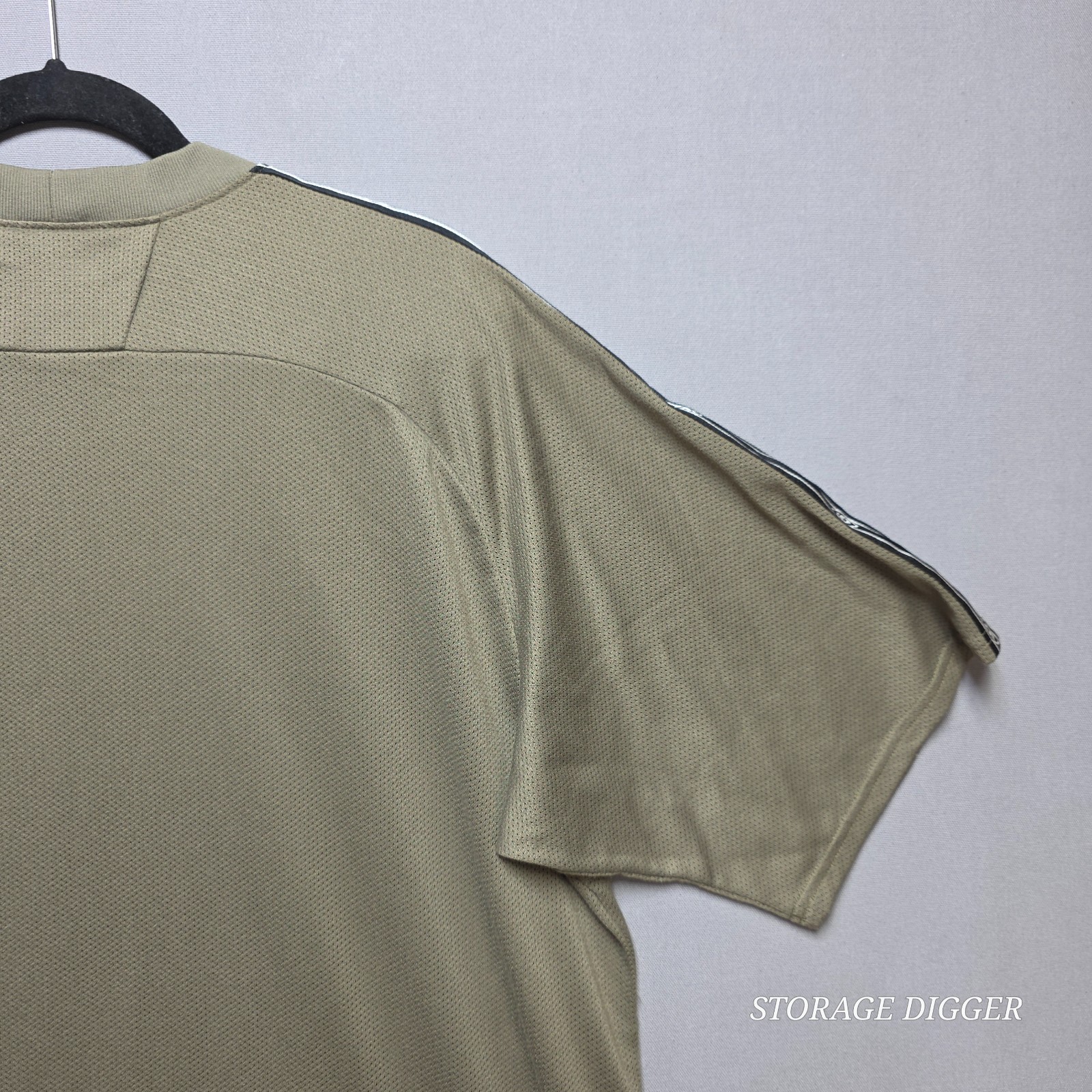 Pearl Izumi Cycling Shirt Mens XL Olive Green Mesh Raglan Sleeve Performance