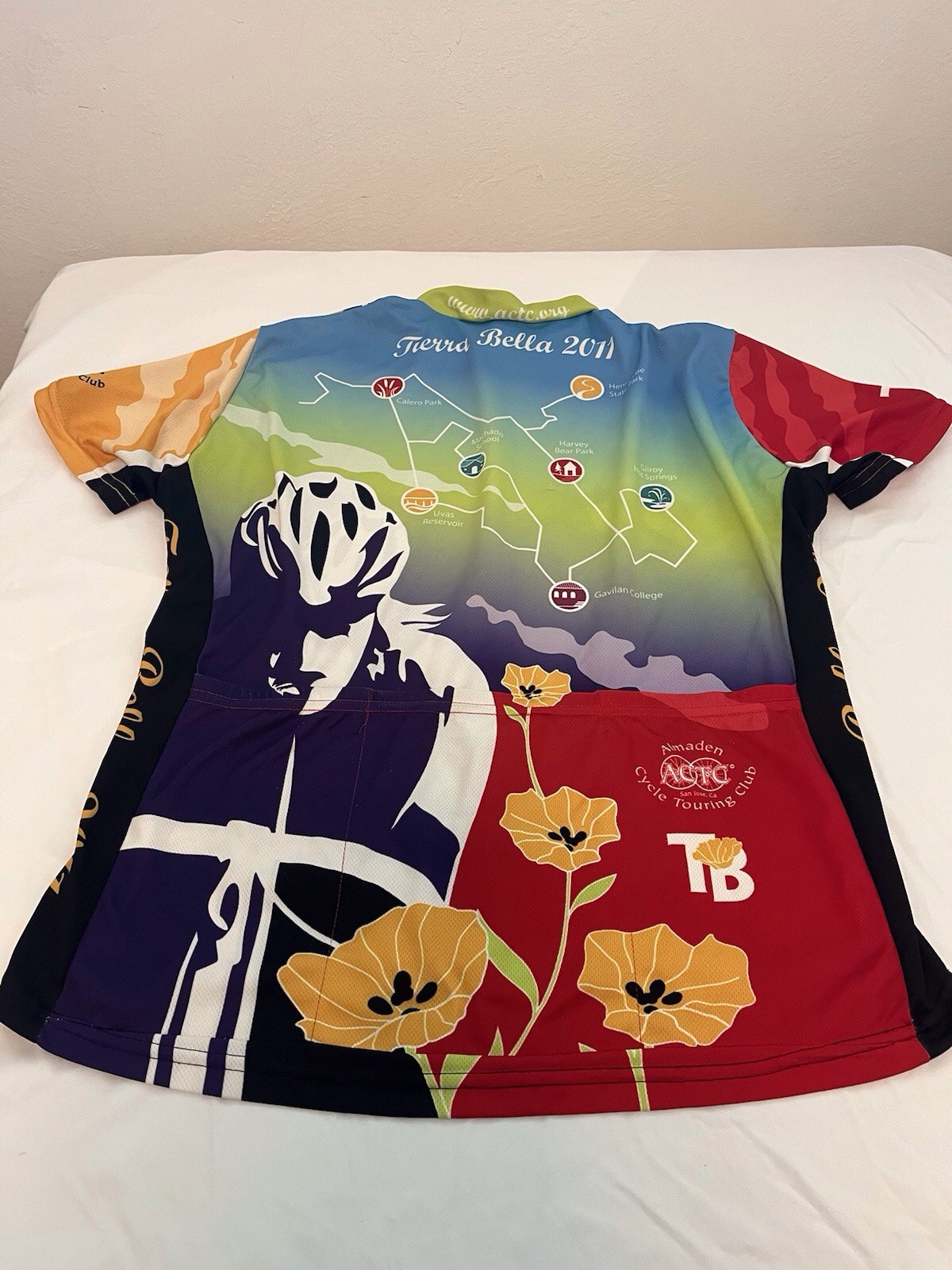 4/FOUR Women’s Cycling Jerseys Size Large Volea Airies Micro Plus Back Pockets