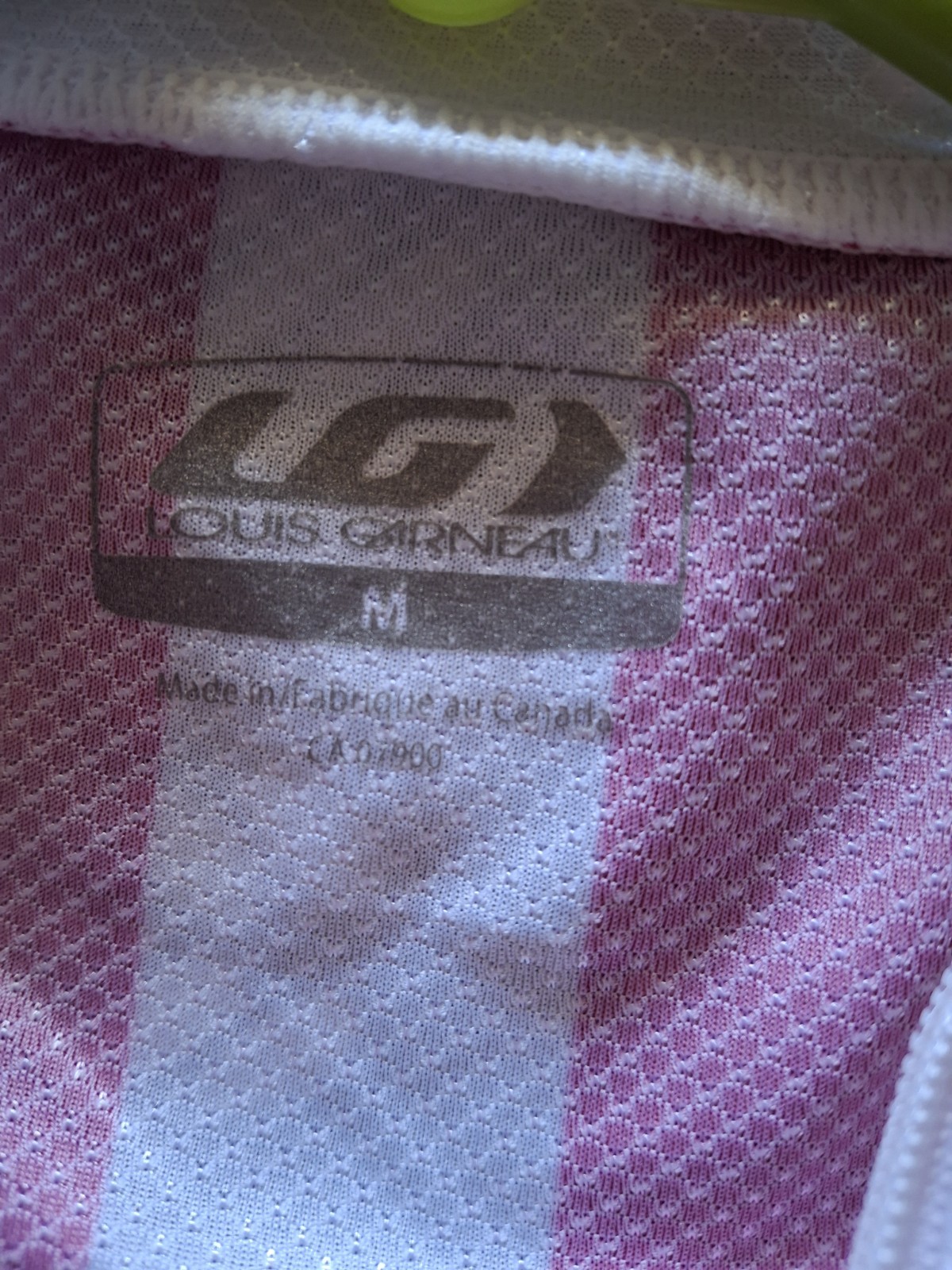 Louis Garneau Bike Shirt Breast Cancer Cycling Aquafina Oglivy Renault BMW M