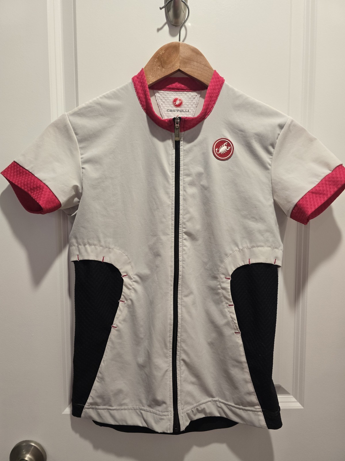 Castelli Cycling Jersey Women’s Medium Pink Black White