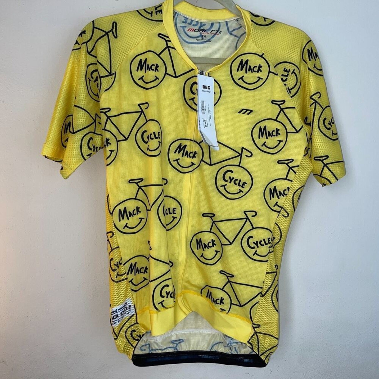 Mack Cycle Happy Riding Men’s Bike Jersey Size 2XL