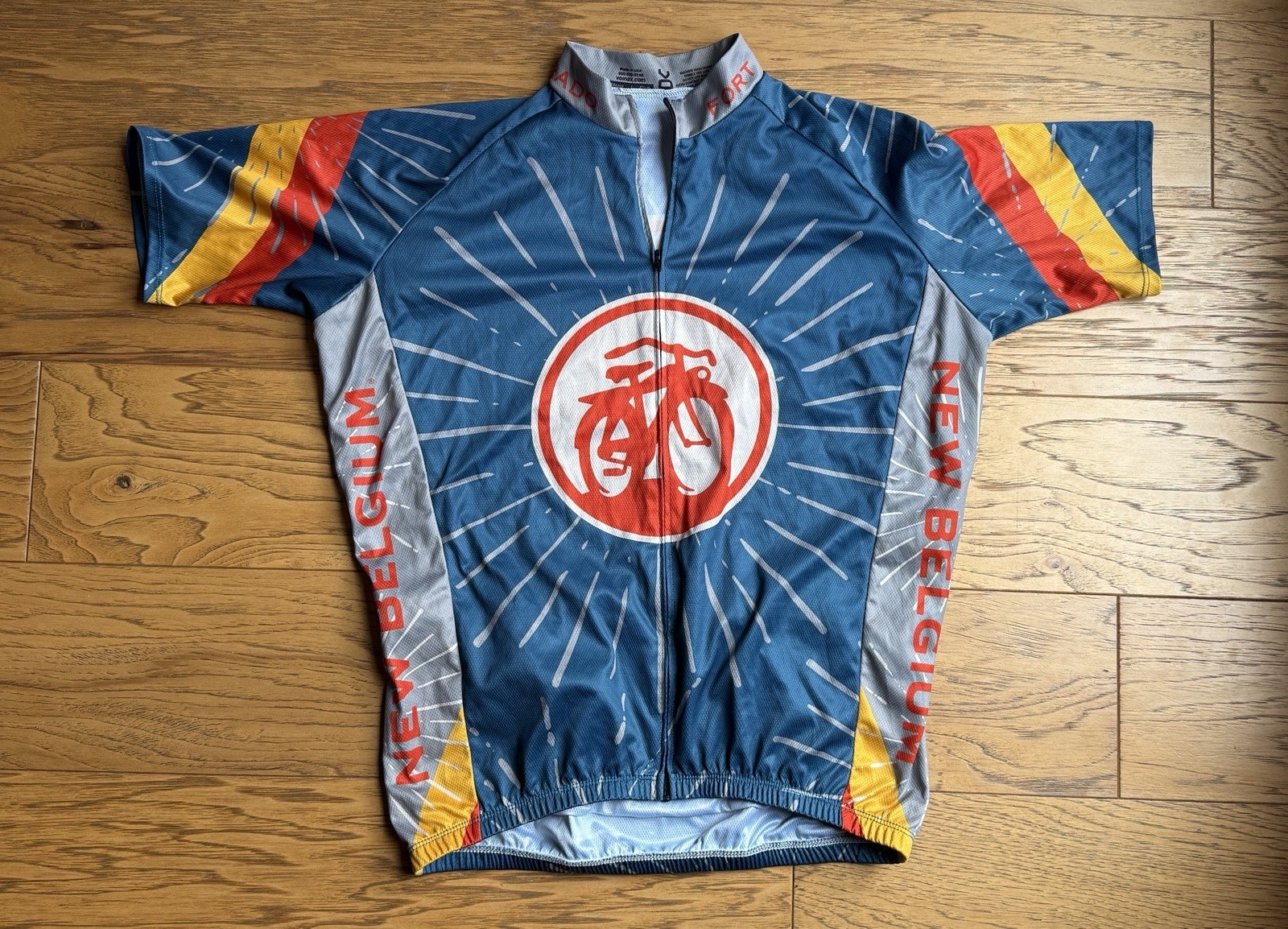 Vomax Men’s Cycling Jersey New Belgium Fat Tire Large