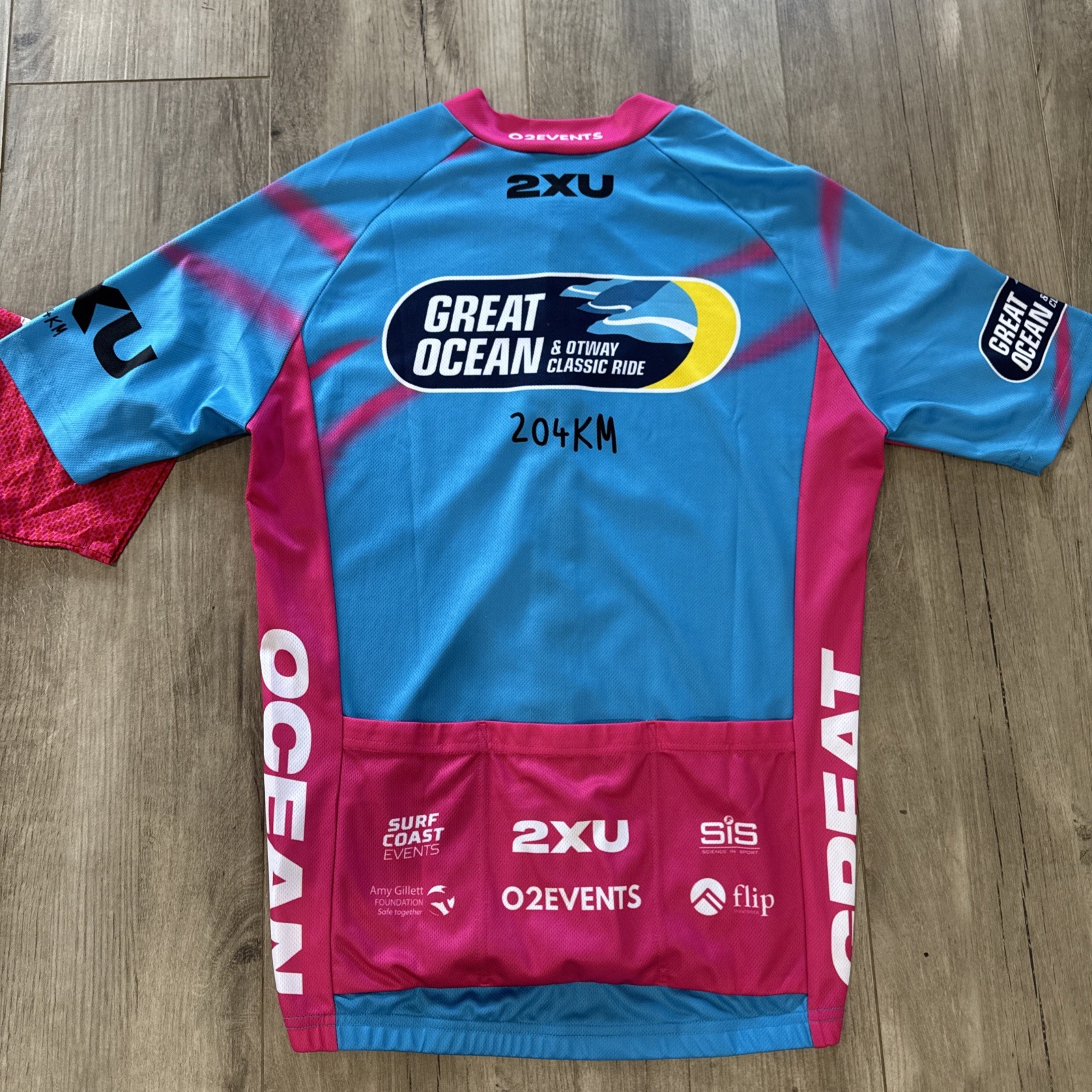 Cycling Jersey w Pockets Bundle Lot of 3 Adelaide Epic Ride Great Ocean 204 KM