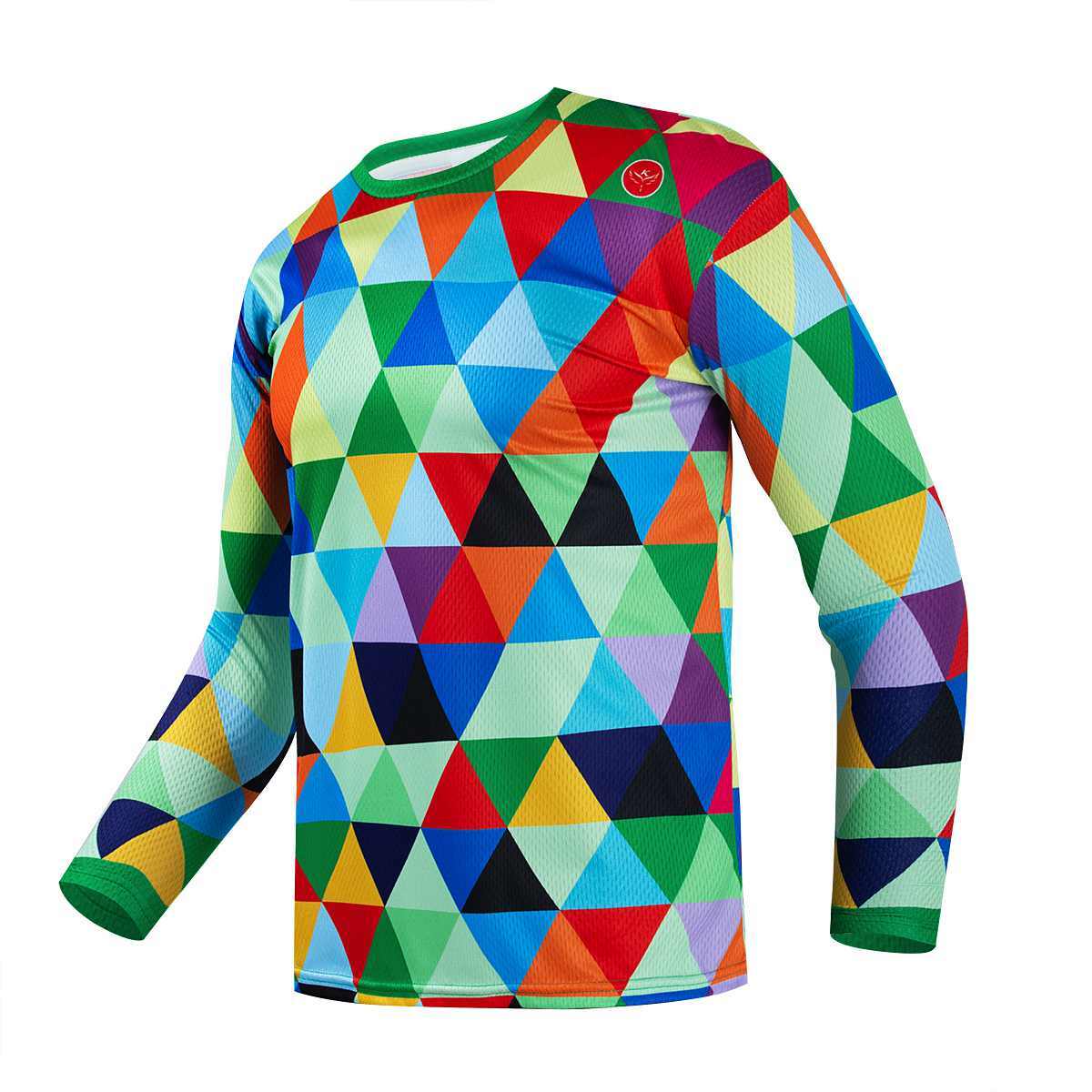 Men’s MTB Jersey Long Sleeve Mountain Bike Shirt Downhill MX BMX Motocross Top