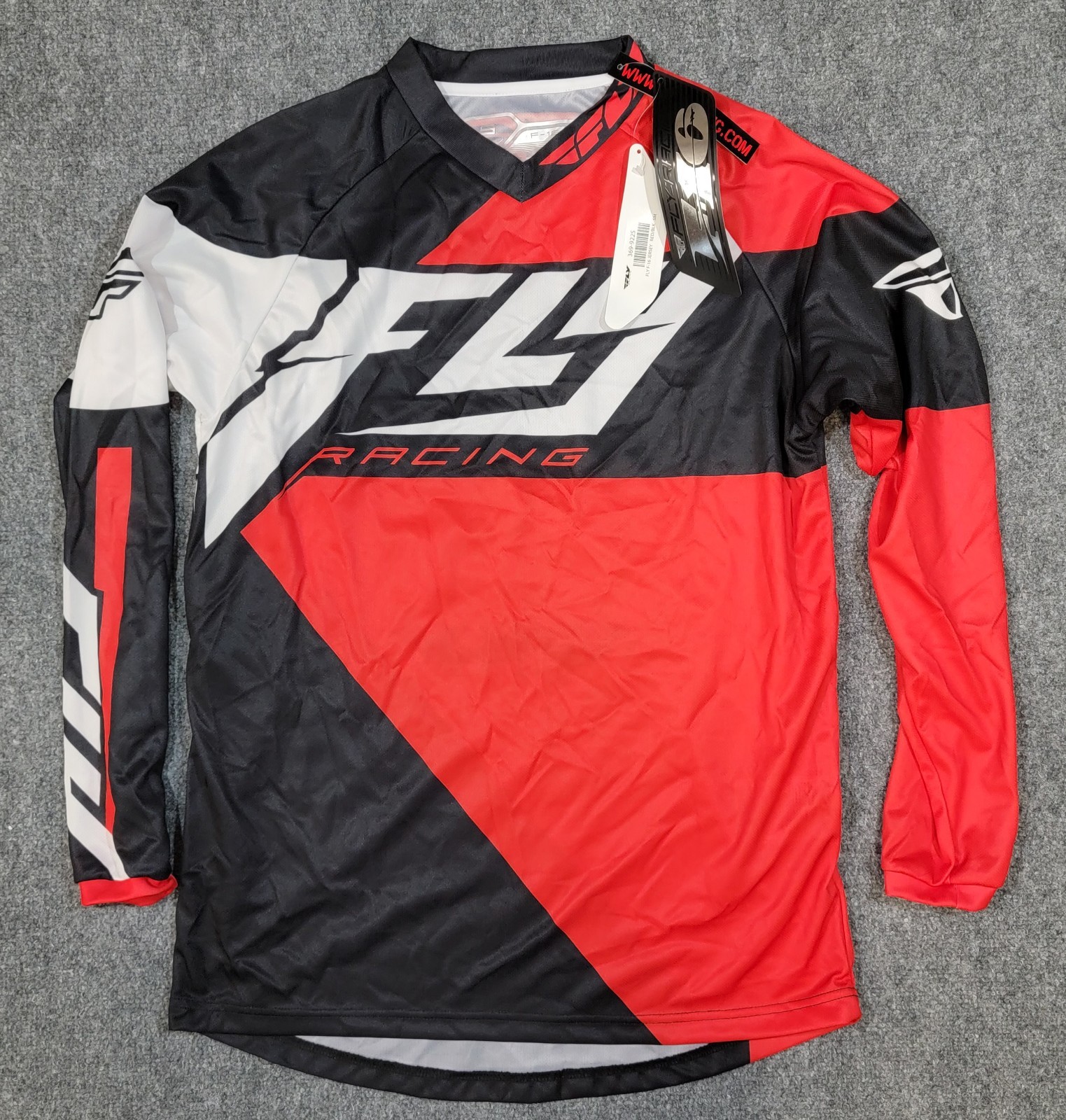 Fly Racing BMX Red F-16 Long Sleeve Jersey Men’s Size Adult S, New with Tags
