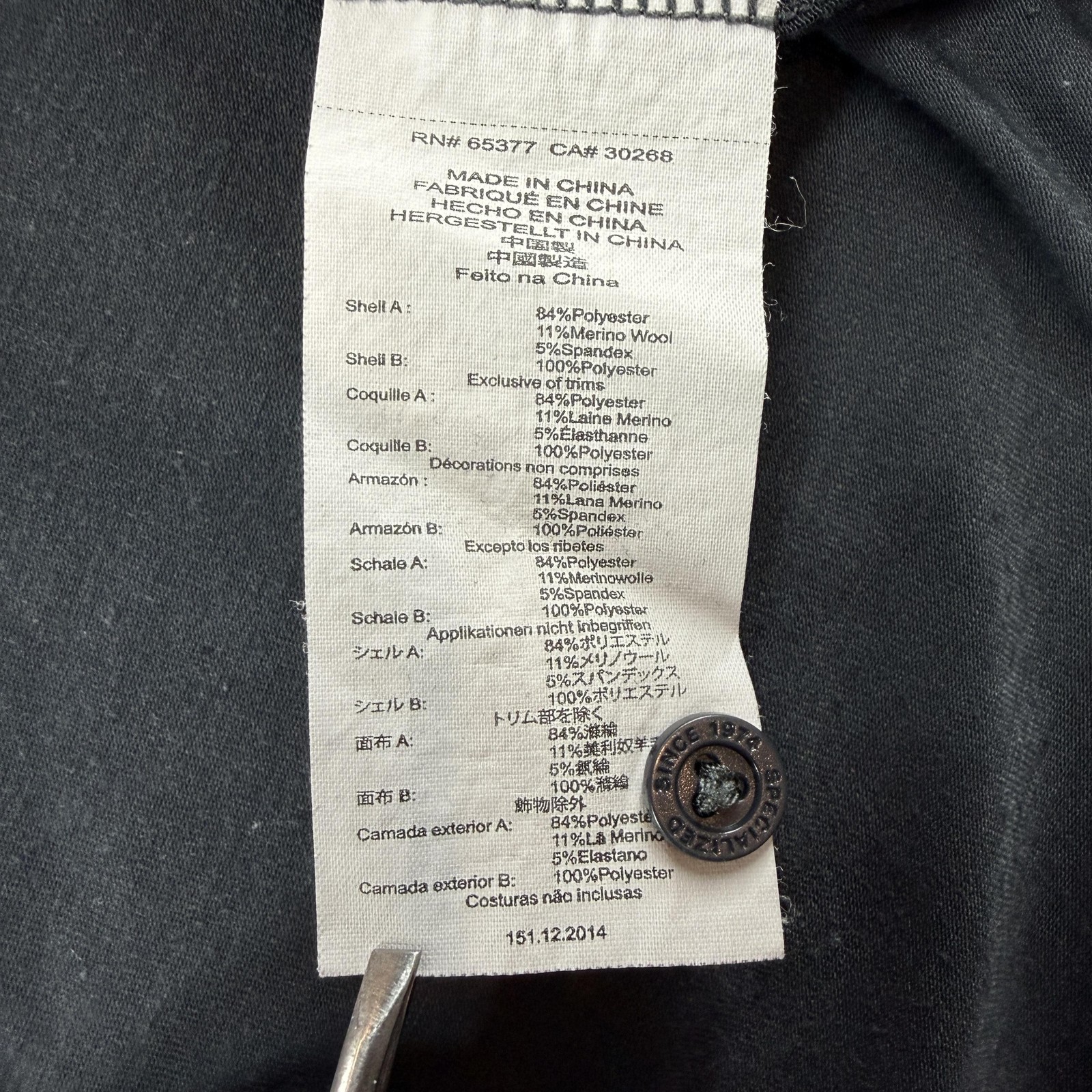 Specialized Merino Wool Blend Polo Shirt Mens Large Gray Cycling Zip Pocket
