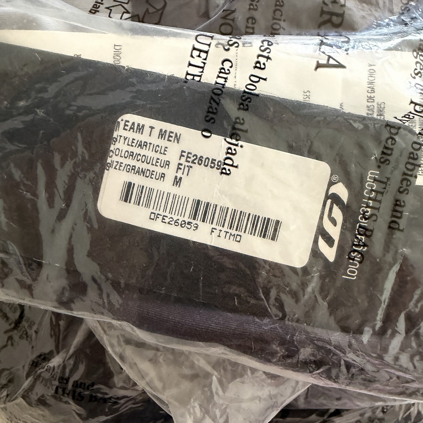 NWT Black LOUIS GARNEAU ‘Team T’ 26059 Jersey Cycling Mtb S/S Men’s Medium