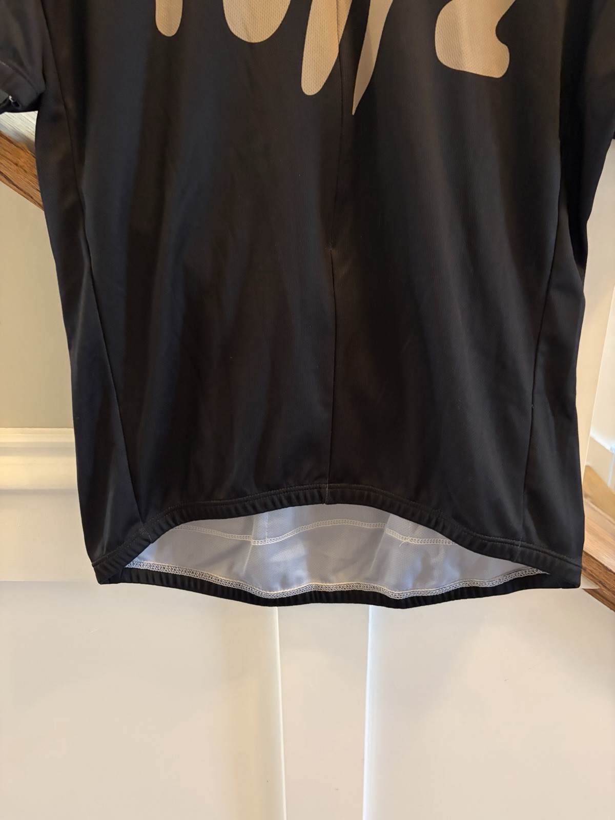 Nike Men’s Cycling Jersey XL Black/Gray/Yellow Graphic 1/2 Zip Pockets