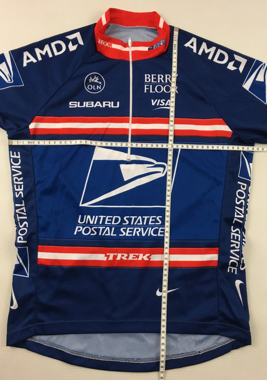 US Postal Service Cycling Team 2001 jersey shirt Nike Lance Armstrong WOMENS L