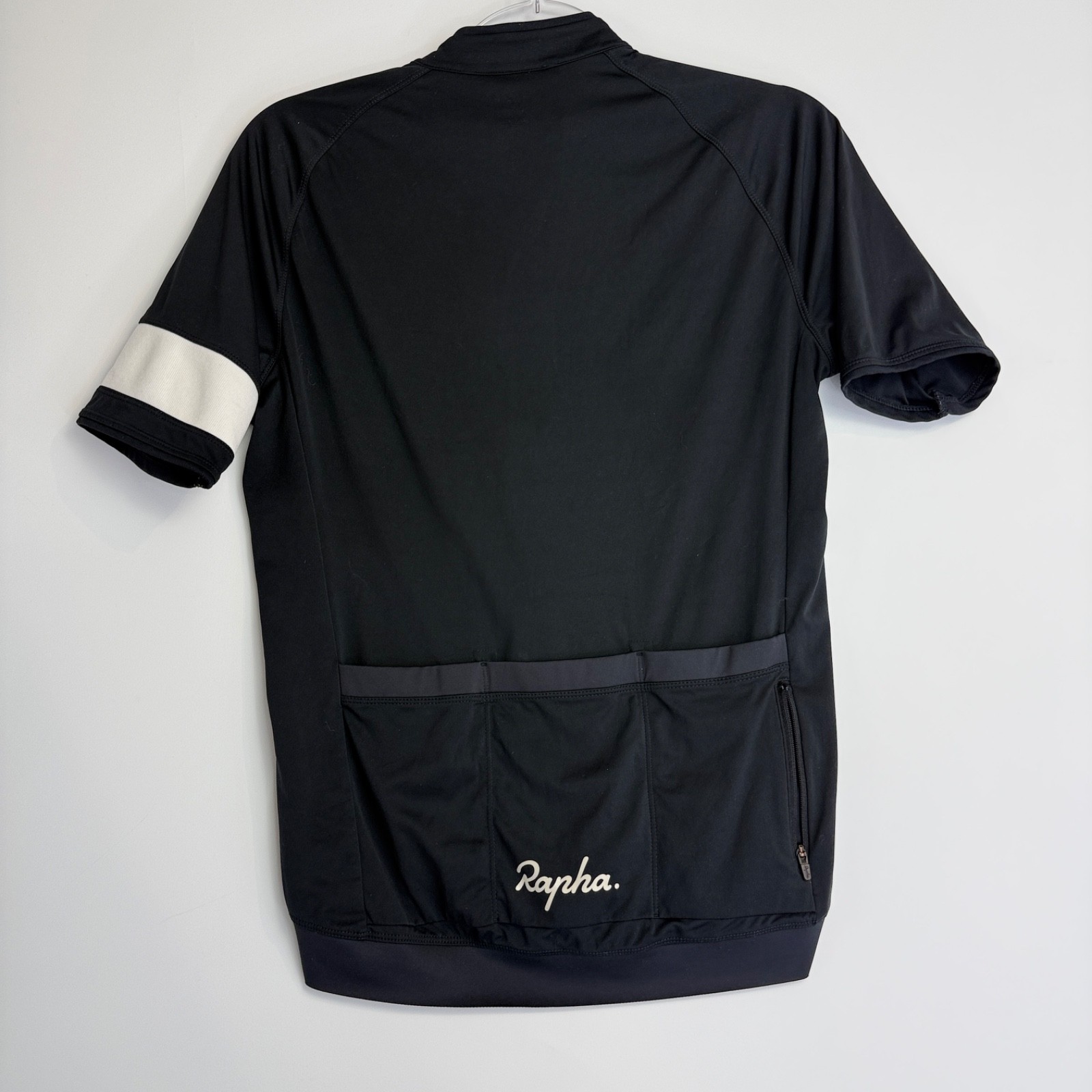 Rapha Core Jersey Men Medium Black Short Sleeve Full Zip Cycling Top