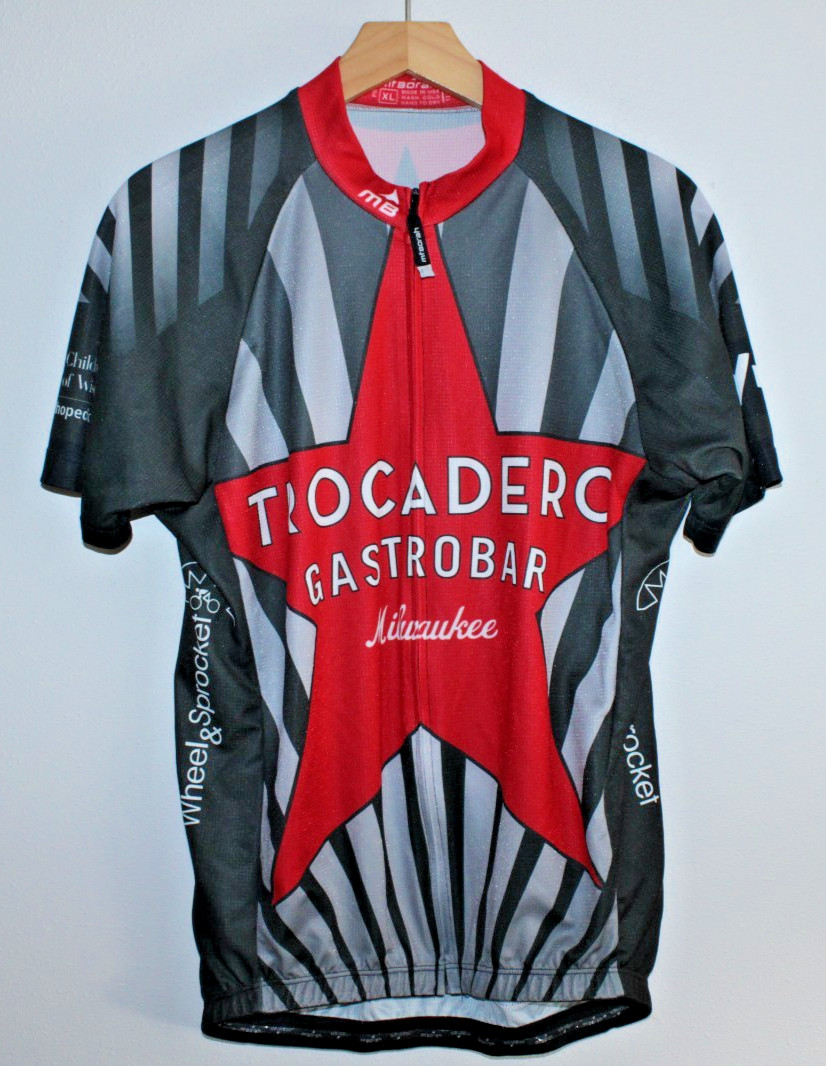 Mt Borah Pro Men’s Cycling Jersey X-Large Rear Pockets 44″ Chest 24/28″ T2B Race