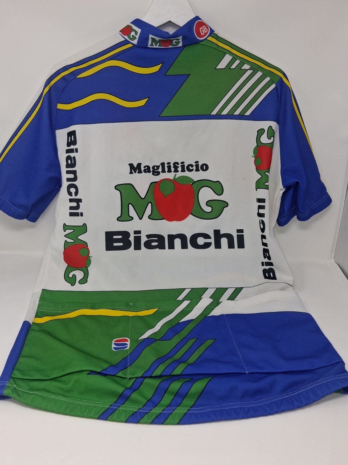 Vintage Sportful Men’s Cycling Jersey Maglificio GB Bianchi Size M-L