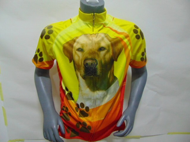 LABRADOR DOG BIKE JERSEY PUPPY BIKES CYCLING SHIRT SIZE XL COOL JERSEY DOG PETS