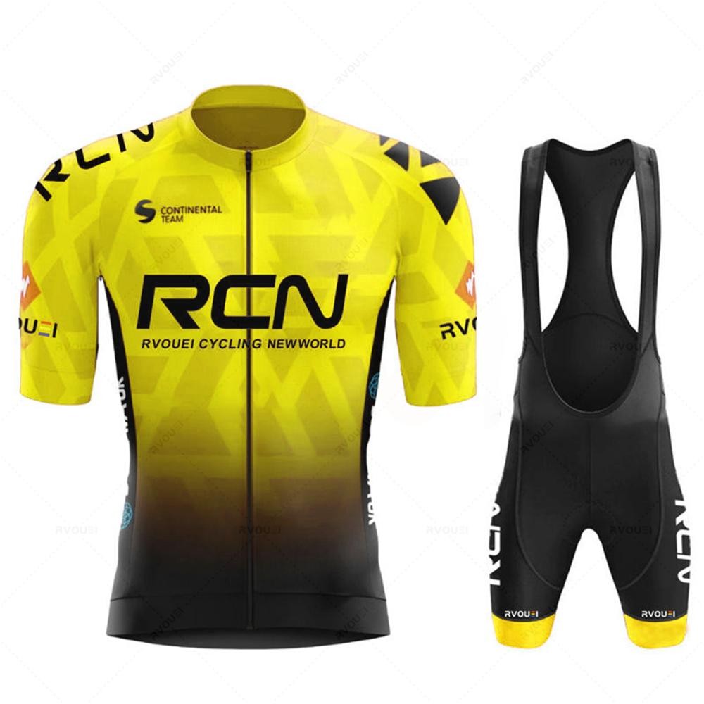 2026 RCN Cycling Jersey Set Breathable Summer Road MTB Bike Kit
