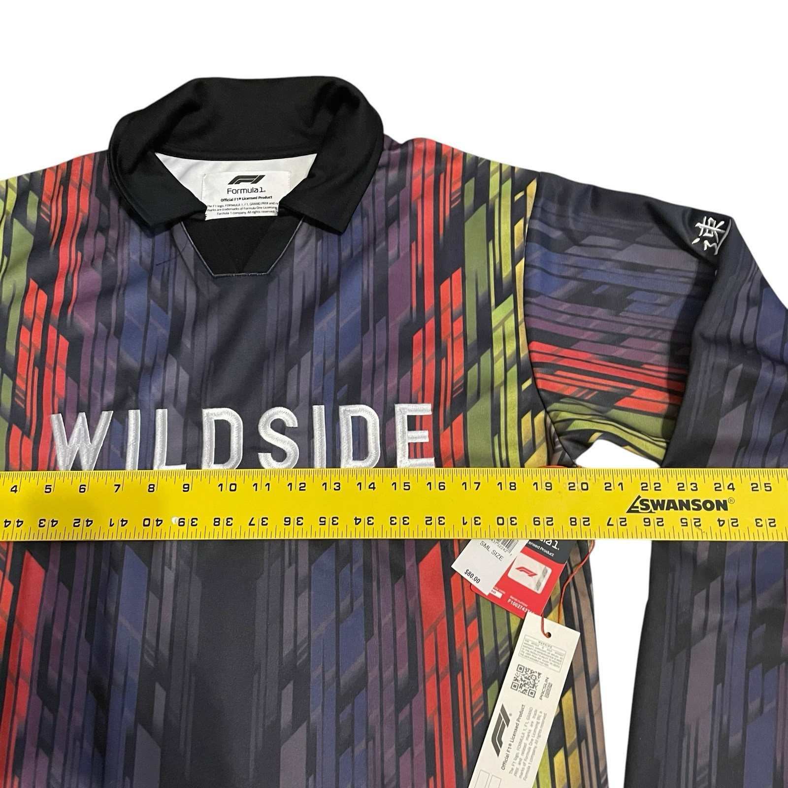Formula 1 x Wildside Yohji Yamamoto x PacSun Apex Long Sleeve Jersey Size Small