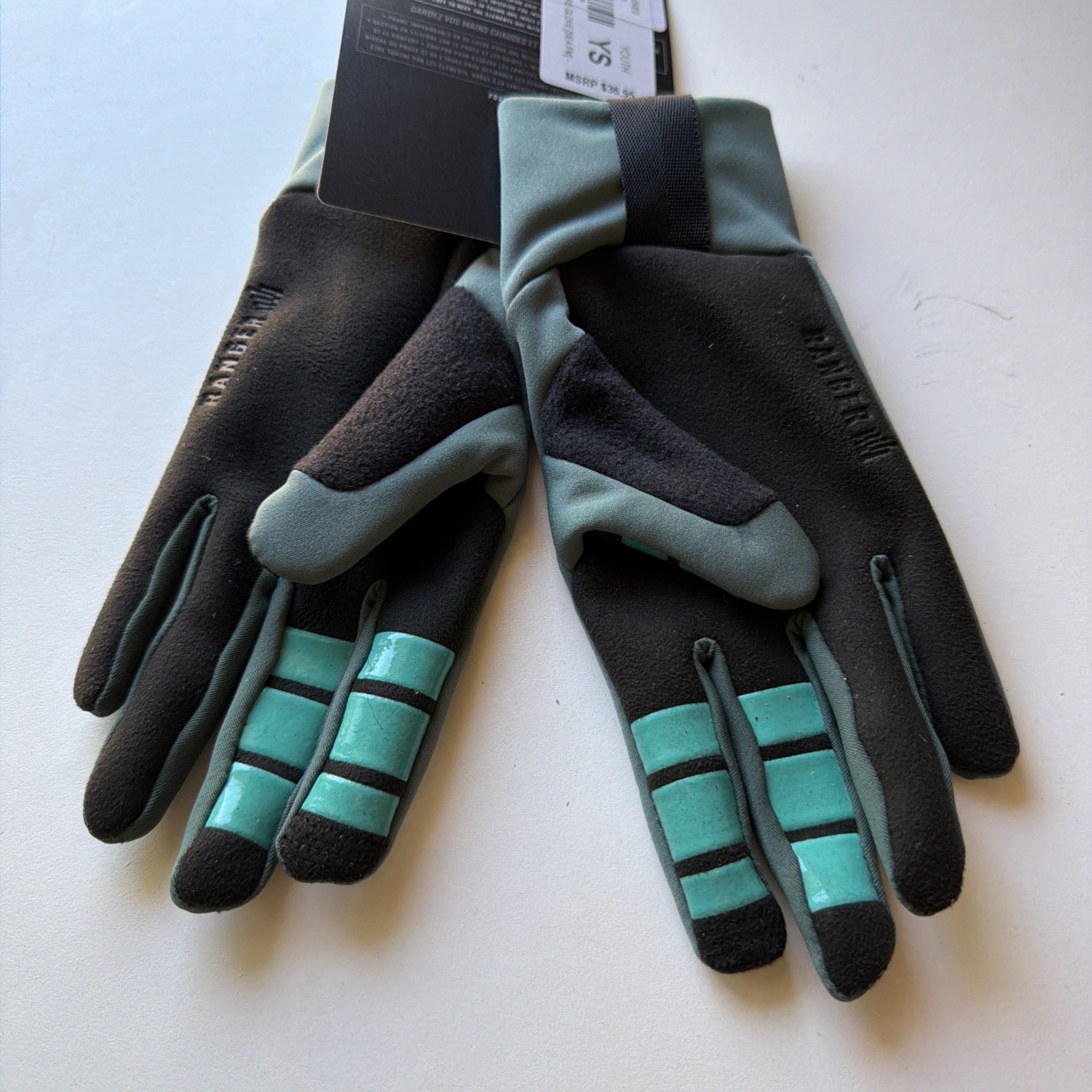 Fox Racing Youth Small Gloves Sea Blue Ranger Atv Biking Motorcross Racing