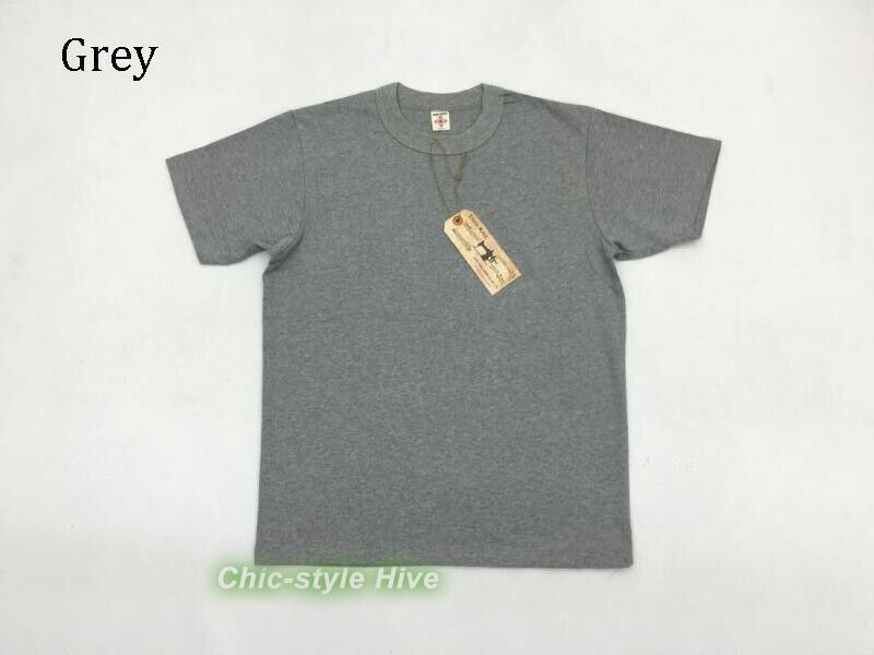 BOB DONG 300gr Basic T Shirts Summer Heavyweight Cotton Men’s Plain T-Shirts Top