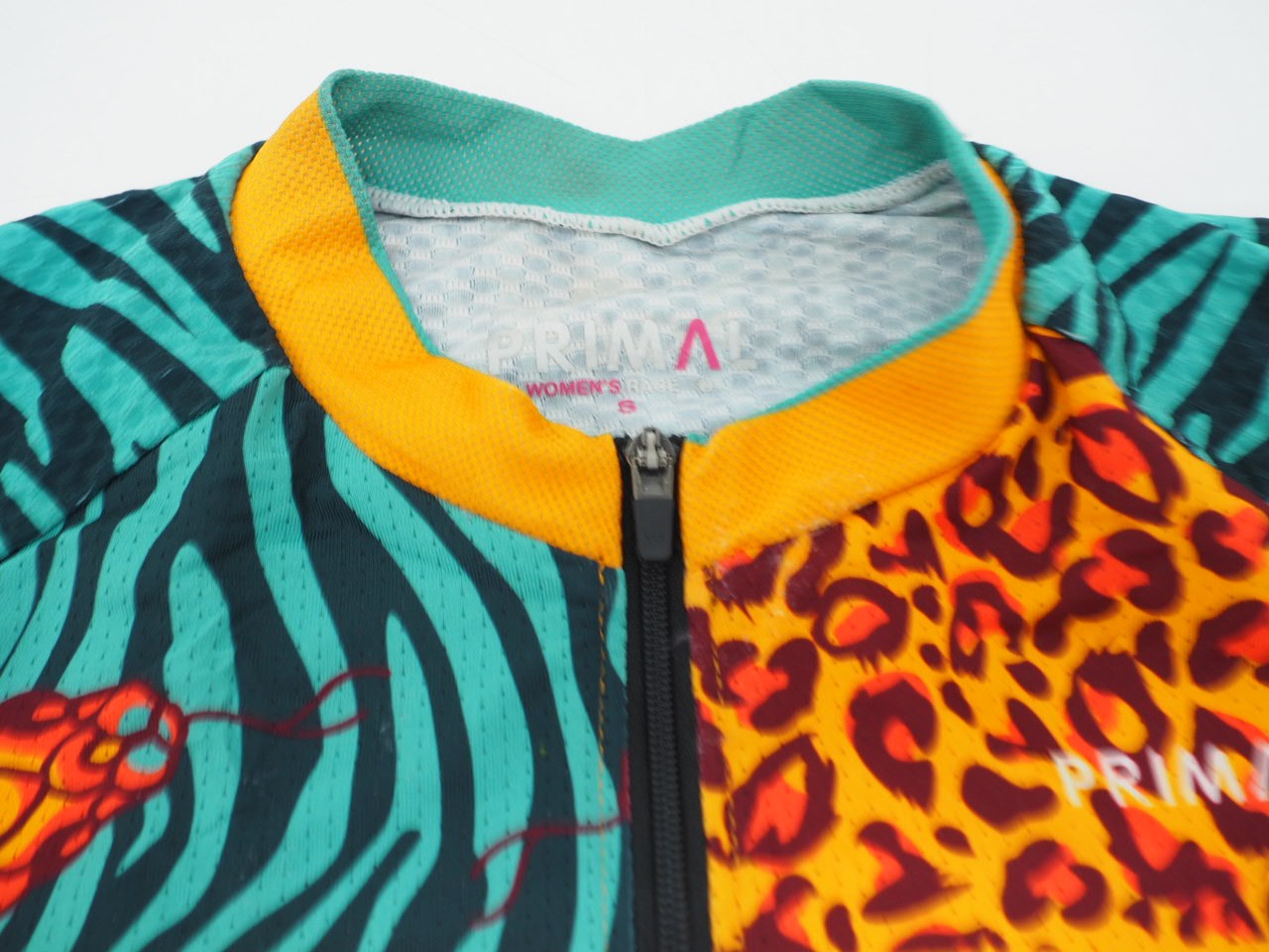 Primal Women’s Equinox Cycling Jersey Size Small Yellow/Green #bemoreawesome