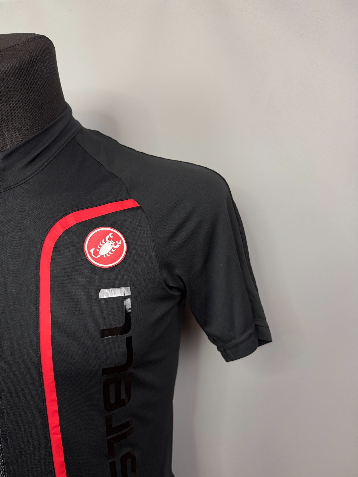 CASTELLI CYCLING SHIRT BIKE SPORTS JERSEY MENS BLACK SIZE M