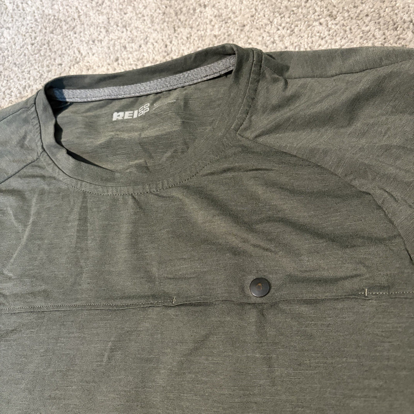 REI co-op Gravel Cycling Shirt – Green – Men’s Small