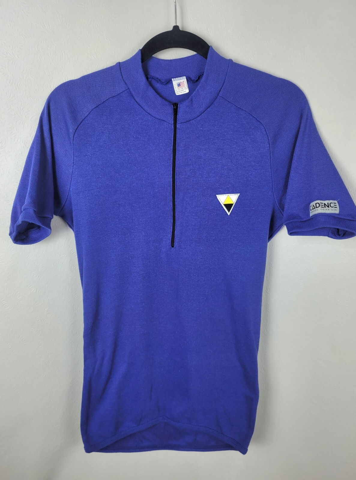 VTG Cycling Jersey CADENCE Rhode Gear USA Cycling Blue Jersey Shirt Size M