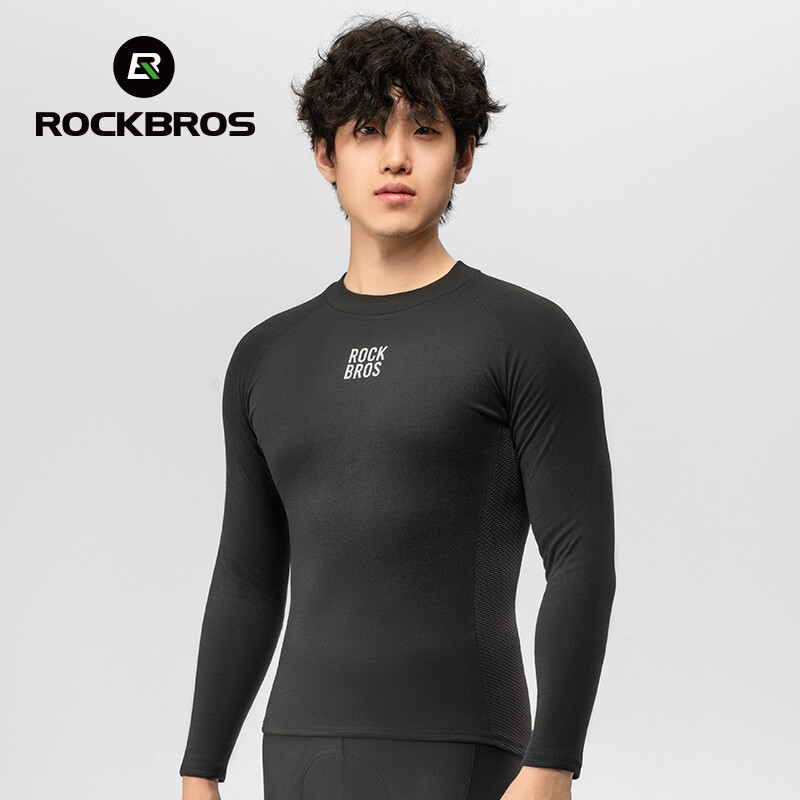 ROCKBROS Winter Fleece Warm Cycling Wear Long Sleeve Comfortable Underwear