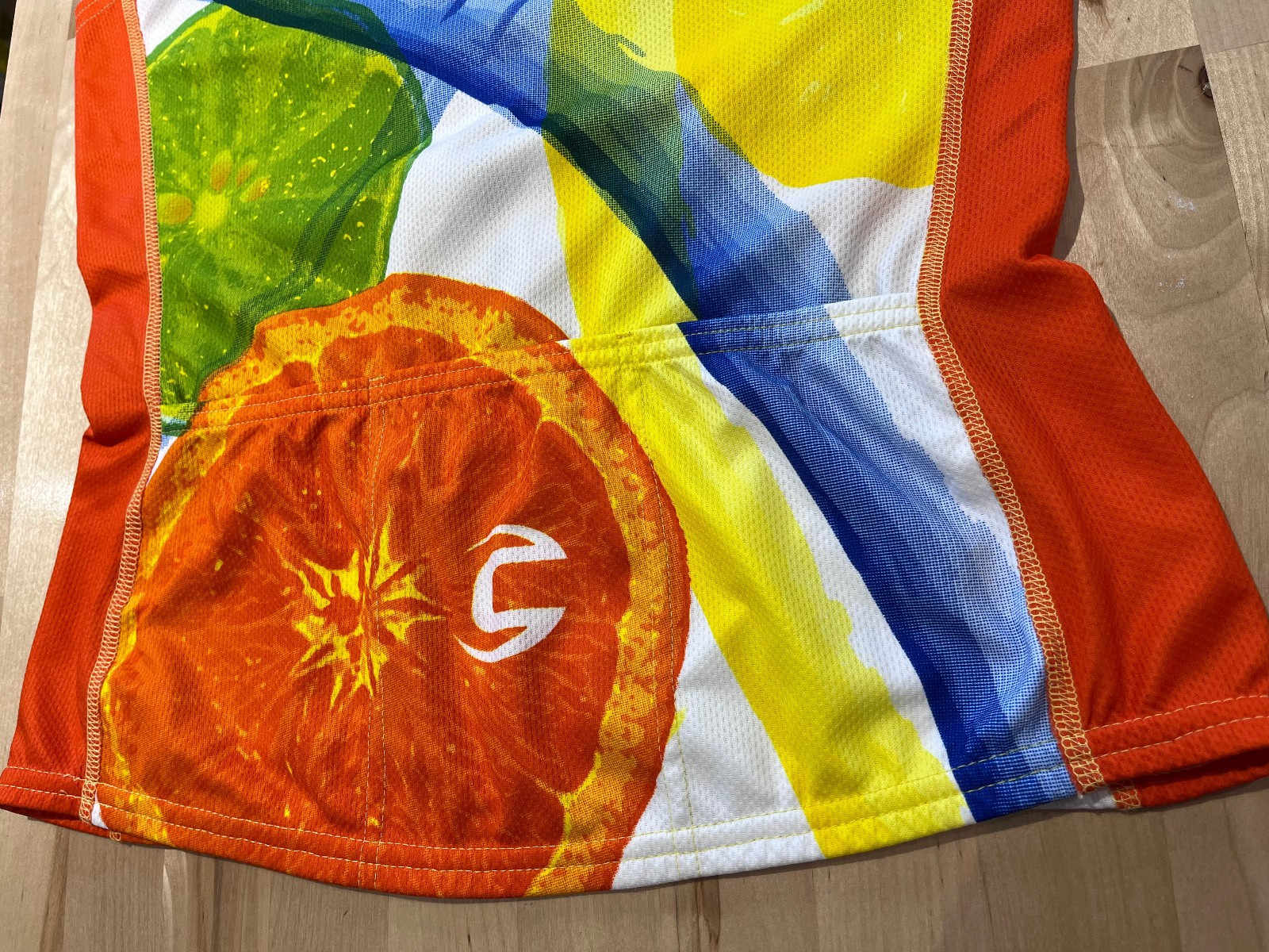 Cannondale Multi-color Print Sleeveless 1/2 Zip Cycling Jersey – Women’s Sz 12