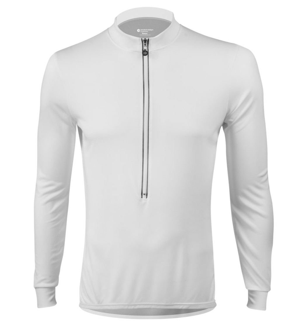 Solid Color Cycling Jersey | Long Sleeve | Lightweight | Made in the USA