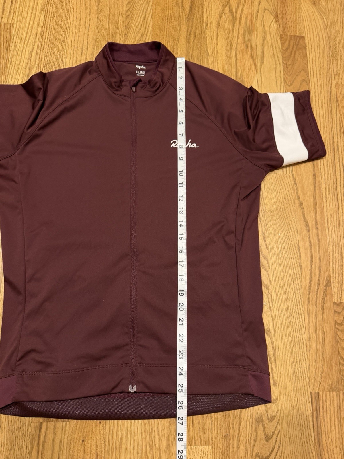 Rapha Core Jersey Mens Size XL Full Zip Cycling Short Sleeve Cycling Top Stretch