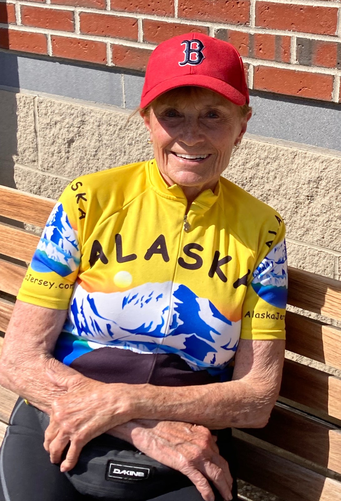 Free Spirit Wear Alaska Bear Mens Short Sleeve Cycling Jersey UPF 3 Back Pockets