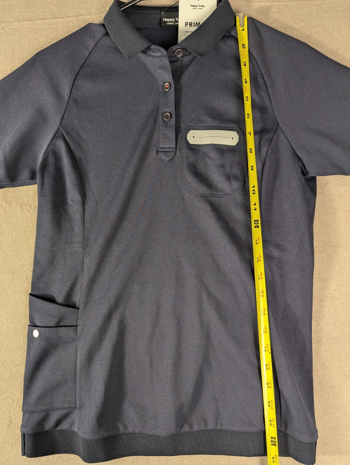 Primal Happy Trails Miles Polo Shirt Women’s Size Small Short Sleeve Cycling MTB