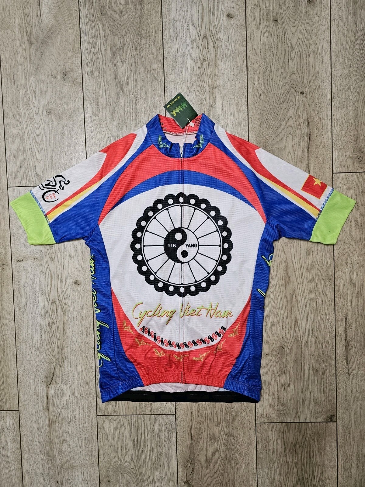 VIETNAM CYCLING JERSEY VELO SHIRT YIN YANG CYCLING JERSEY NEW TAG JERSEY L