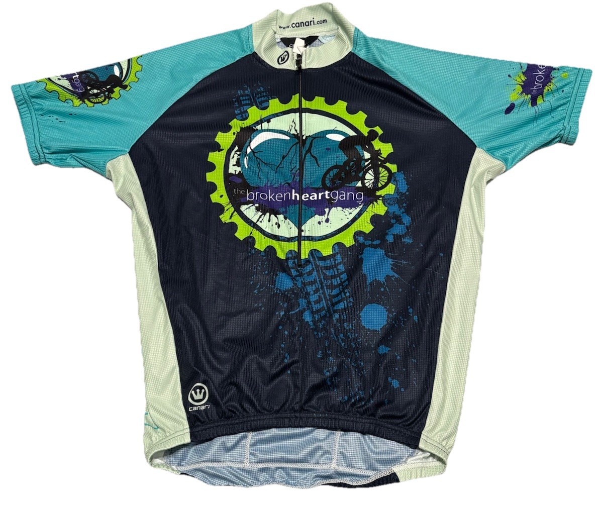 Canari Men’s Courage Classic 2012 Short Sleeve Cycling Shirt Jersey Size Medium