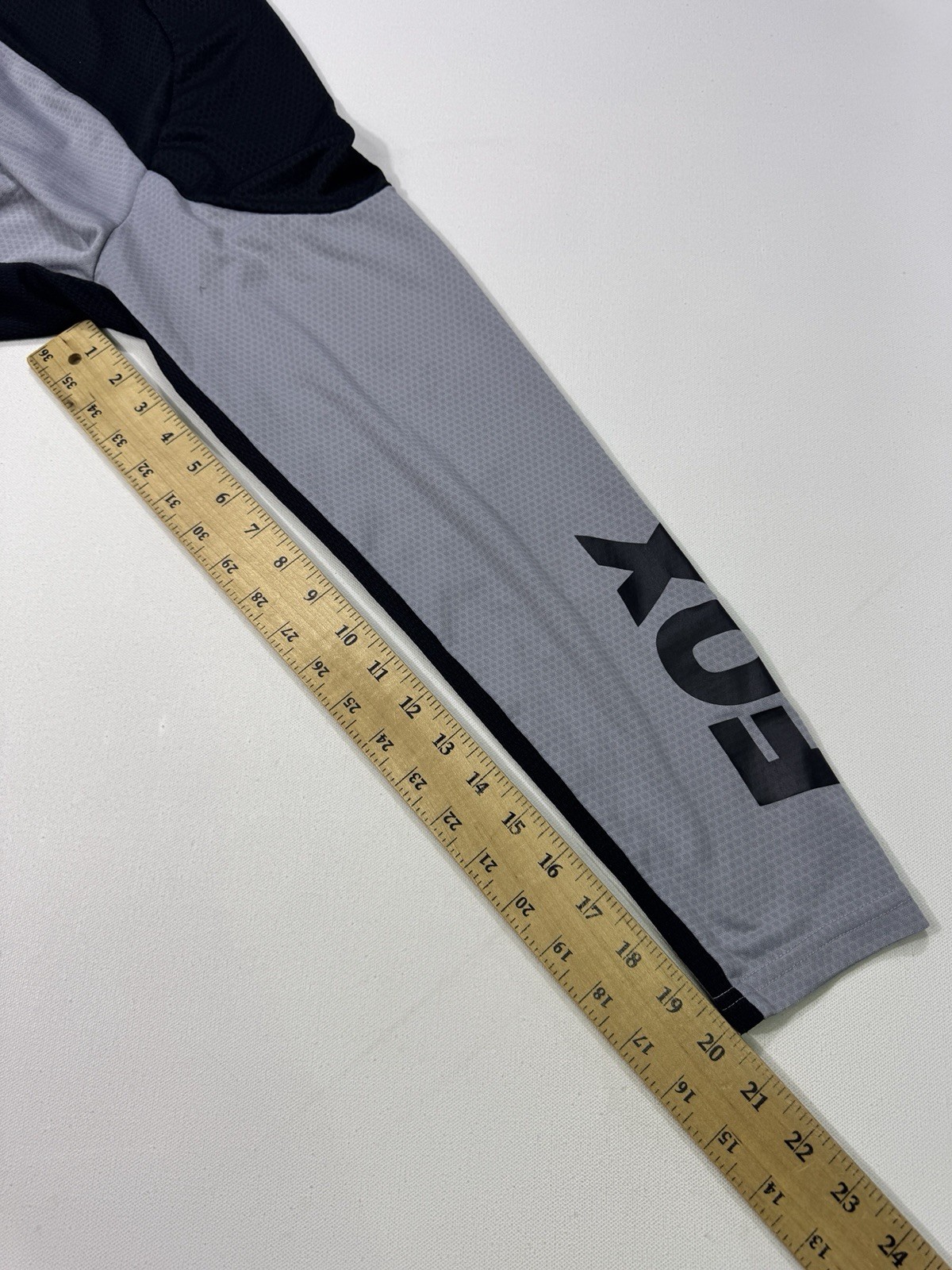 Fox Racing Defend Long Sleeve Jersey Grey Black Mens XL Stretch Biking Motocross