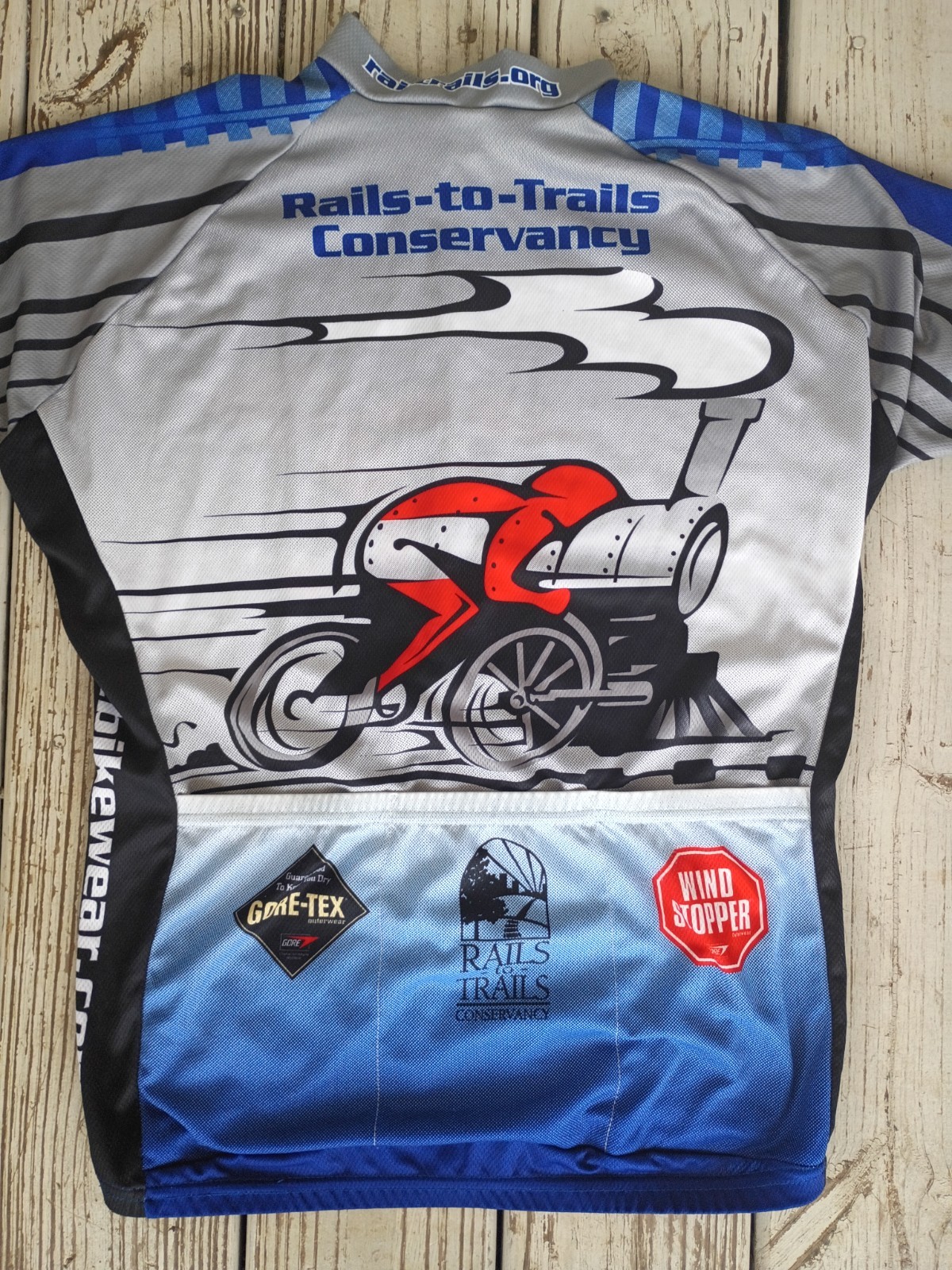 GoreShirtBikeWearCyclistsJerseyShortZipAthleticPocketPopArtGraphicPreppyY2kWomL
