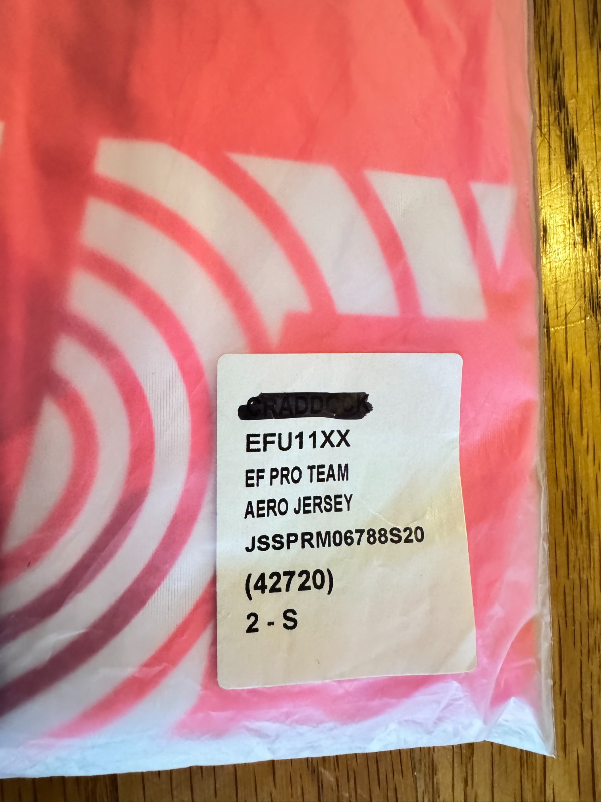NWT Small EF Education First Rider Issued Rapha Pro Team Aero Jersey