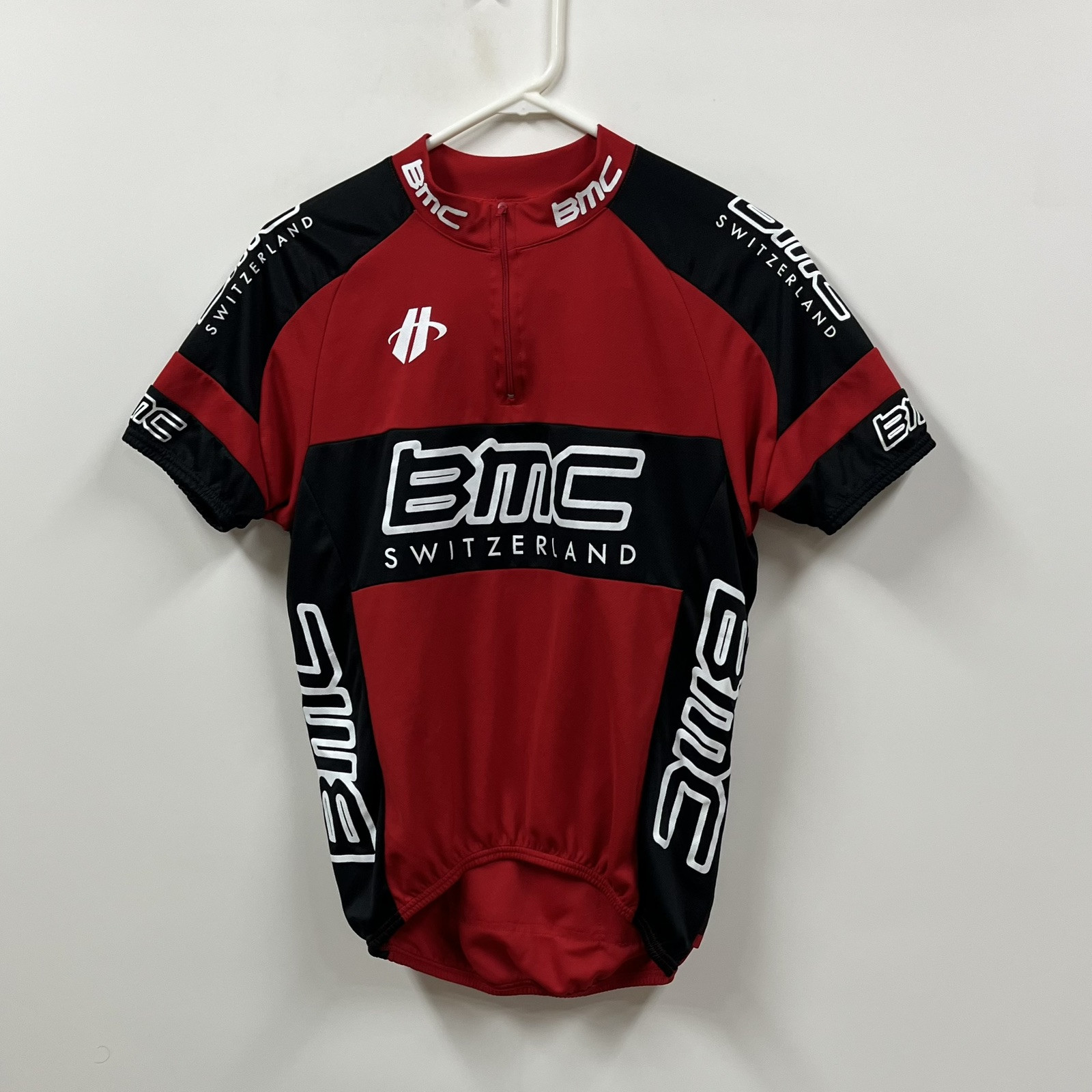 Vintage BIKE Cycling Jersey Men’s Medium Red Bmc Switzerland