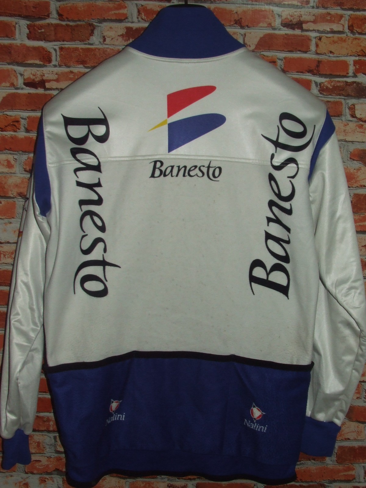 Banesto Nalini Bike Jersey Jacket Cycling Synthetic Fleece Size L