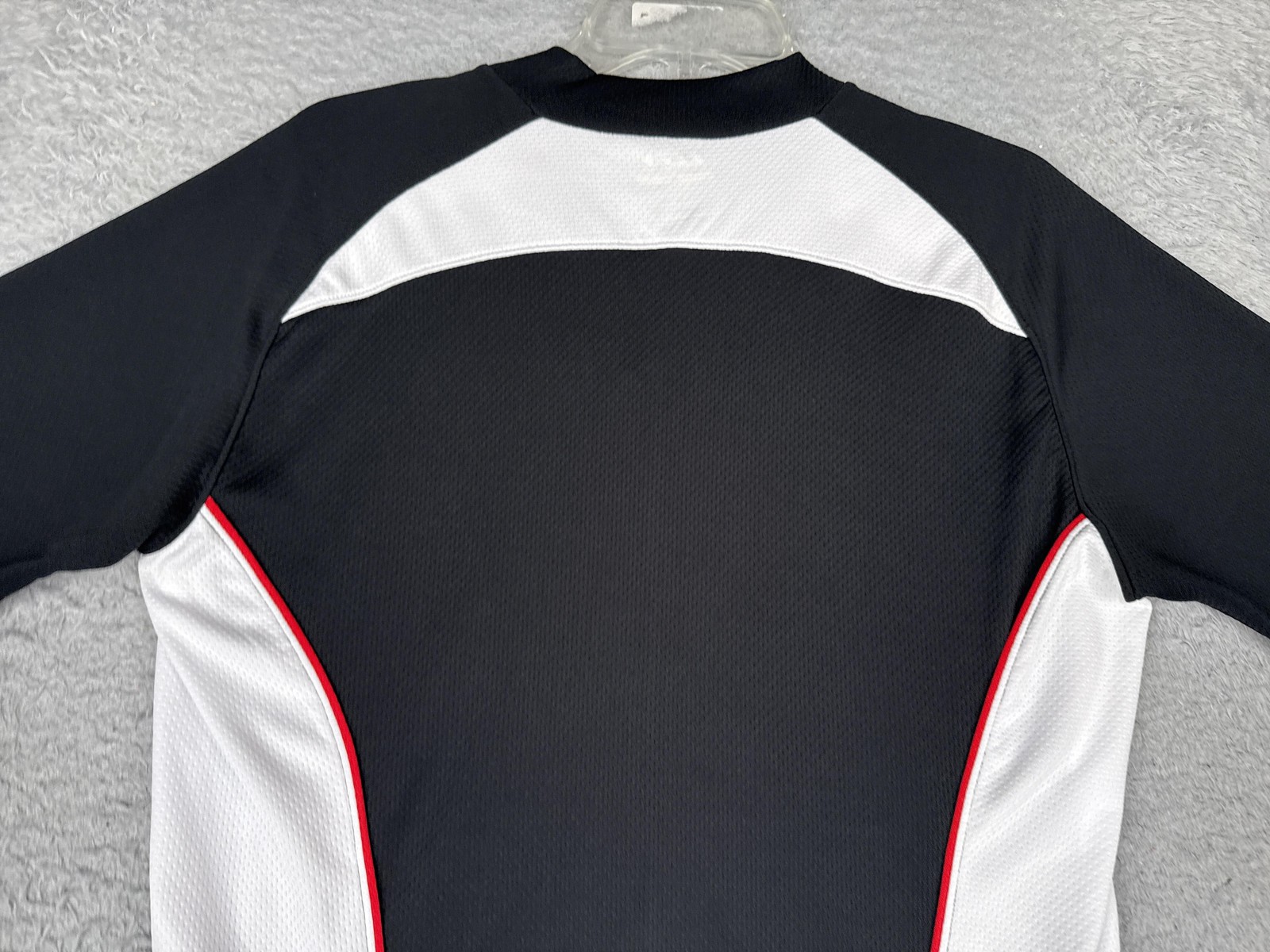 Louis Garneau Cycling Jersey Mens Medium Black Short Sleeve Zip Pockets CIMA 2