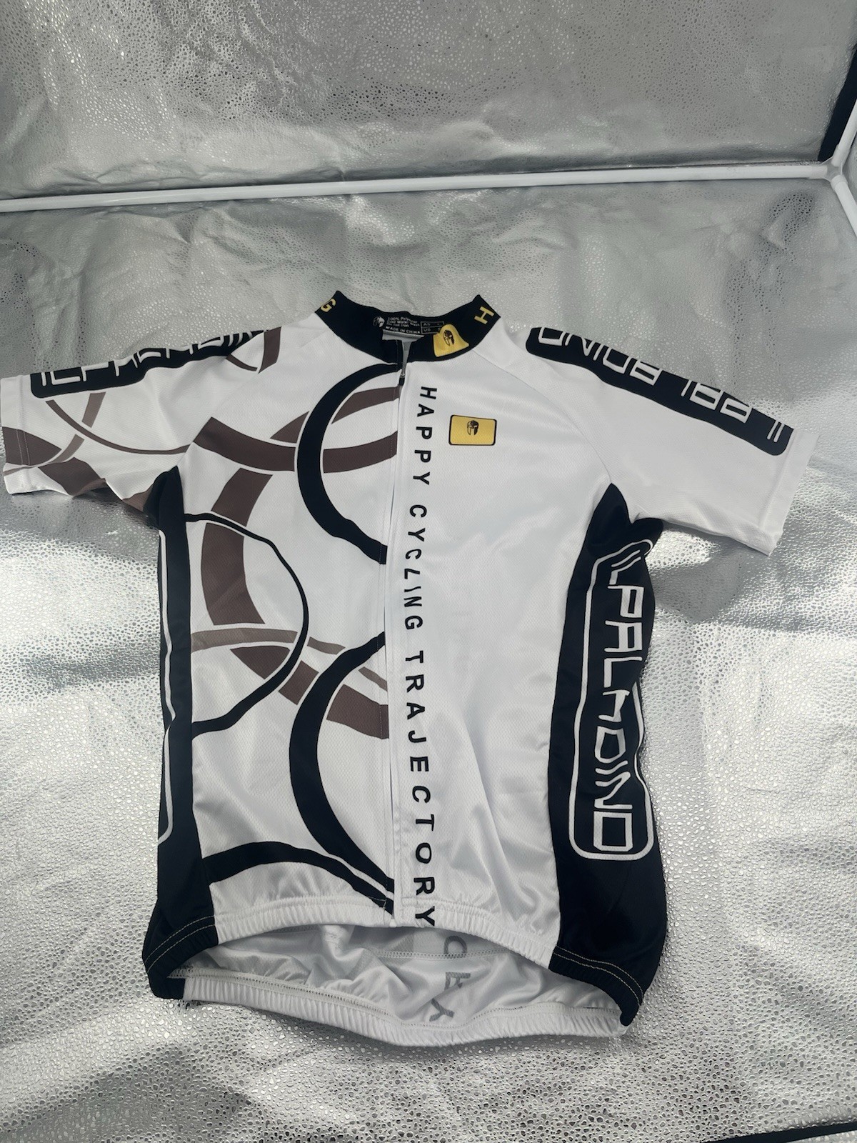 ILPALADIN “Happy Cycling Trajectory” Short Sleeve Cycling Jersey size S Small