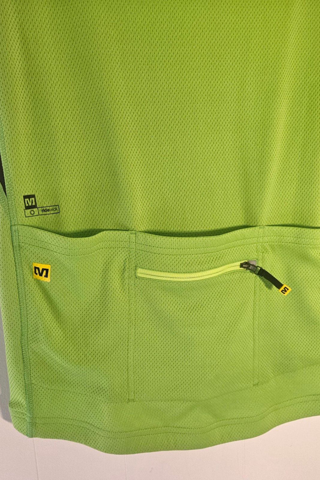 Mavic Ride Better Cycling Jersey Lime Green Multicolor Size Small