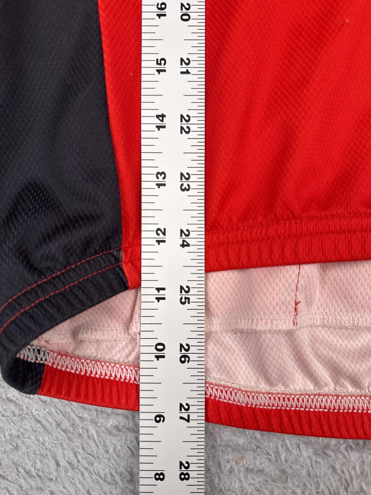 Voler Ulcer 100 21st Annual Cycling Jersey Mens Large Red 1/4 Zip Pockets BBTC