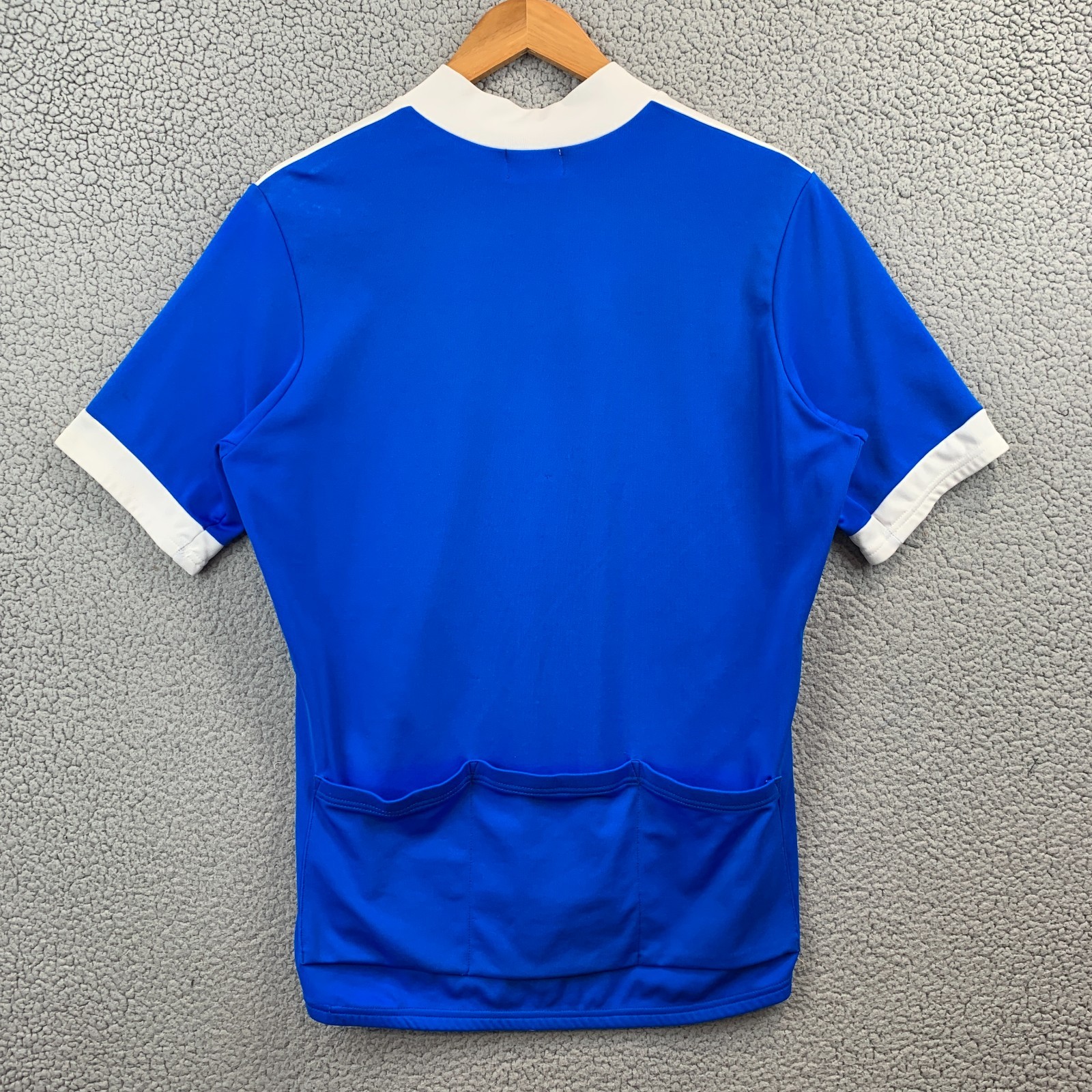 VTG 90s Pearl Izumi Cycling Jersey Men’s XL Blue White Shoulder Logo 1/4 Zip USA