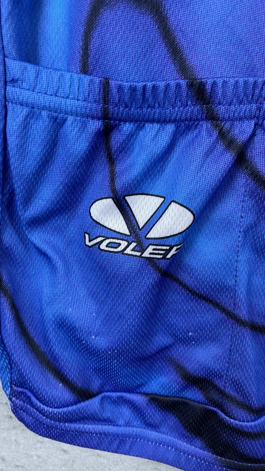 Voler MS Bike Tour Cycling Jersey Mens Medium Blue Full Zip MS 150 Road Bike