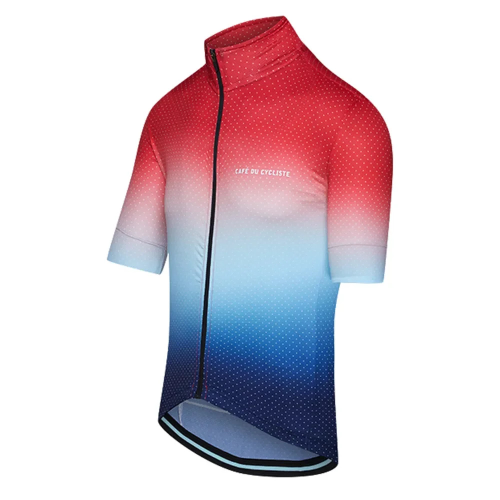 Cafe Cycliste 2025 Men‘S Summer Short Sleeve Cycling Jersey Bicycle Road MTB Bik