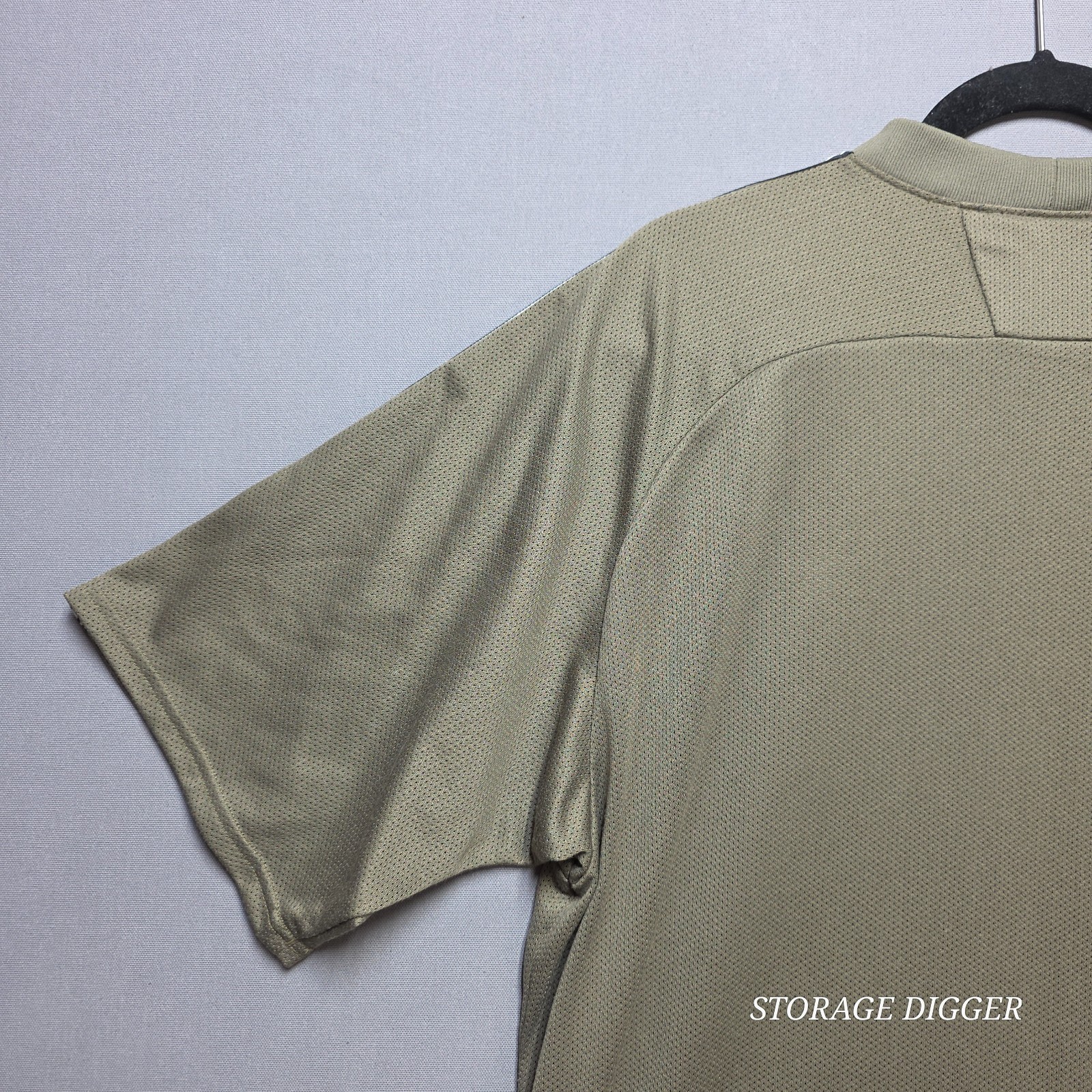 Pearl Izumi Cycling Shirt Mens XL Olive Green Mesh Raglan Sleeve Performance